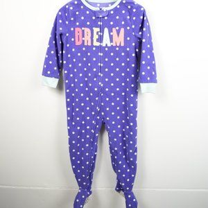 fleece sleepsuit purple
